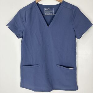 Figs Casma Three Pocket  Space Navy Women’s Scrub Top  Size XS PO#2699